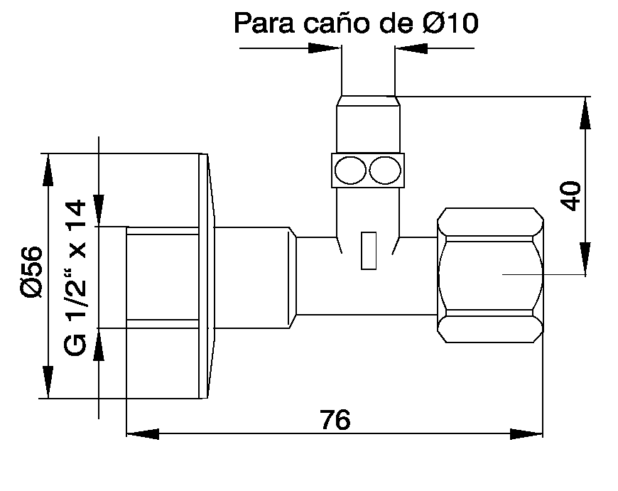 0269 – Llave de registro de 13 mm – FV – Grifería de alta tecnología